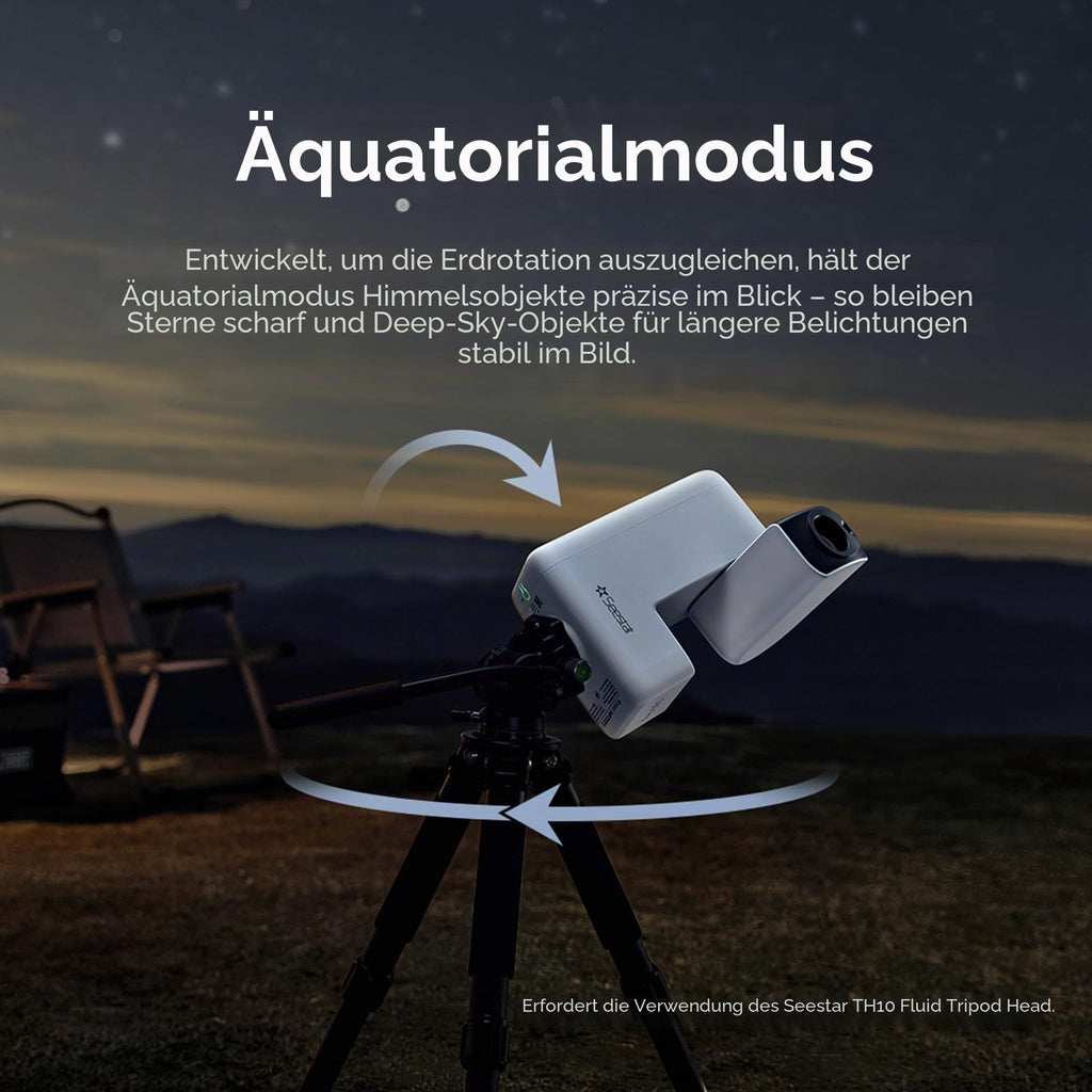 Seestar S30 Pro Smart Teleskop für astronomische Beobachtung und per App gesteuerte Astrofotografie