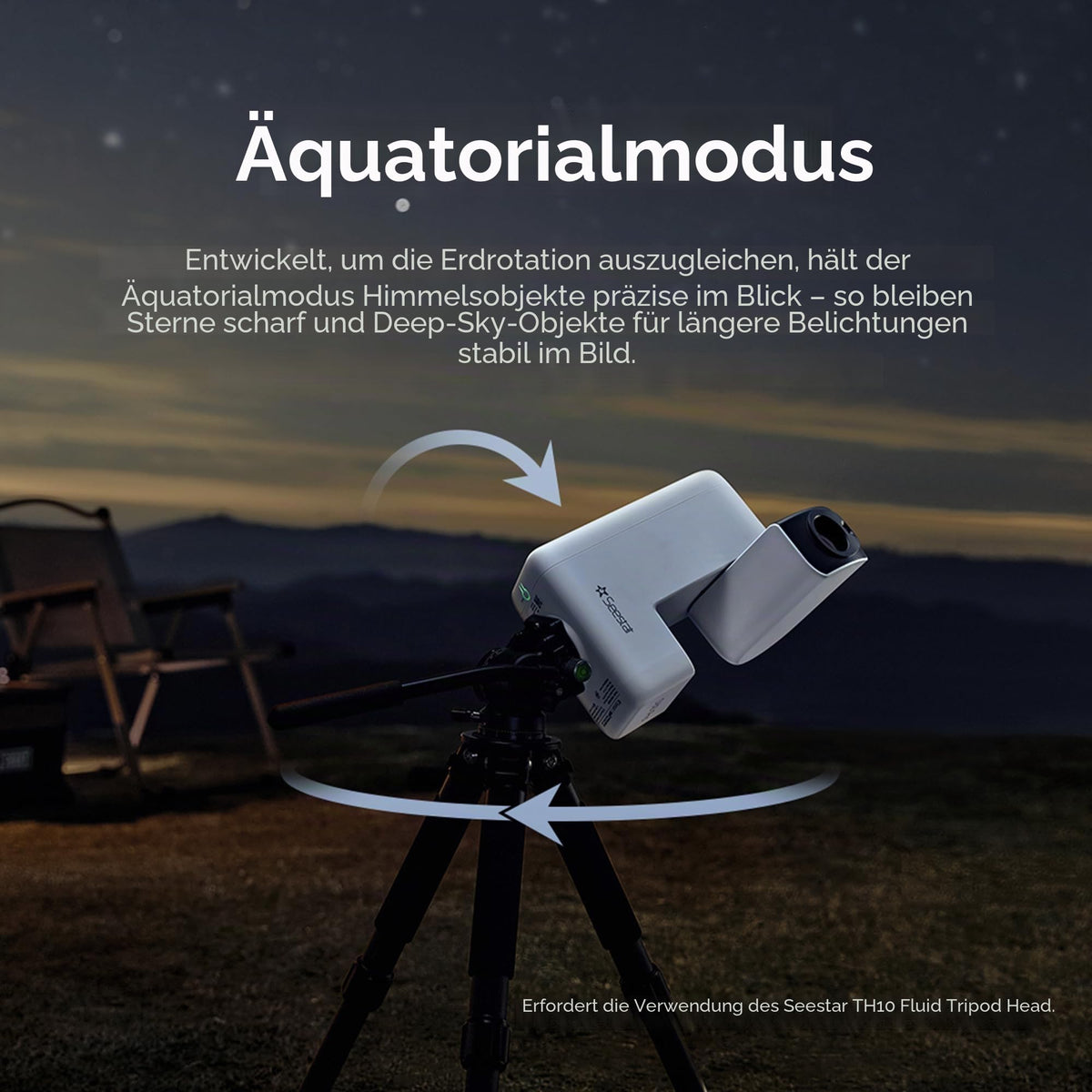 Seestar S30 Pro Smart Teleskop für astronomische Beobachtung und per App gesteuerte Astrofotografie