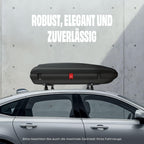 Dachbox BA320 320 Liter Carbonlook Dachkoffer Autobox mit Zentralverriegelung aerodynamisch für Auto