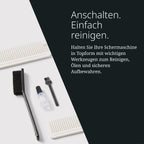 Kabellose Barber Combo mit Magic Clip und Detailer Li professioneller Haarschneider Trimmer wiederaufladbar Set