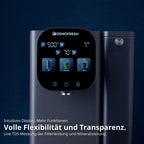 Auftisch Osmoseanlage Fusion Air, Heißwasserspender, Filter und Mineralien, 3fach UVC LED, ohne Installation