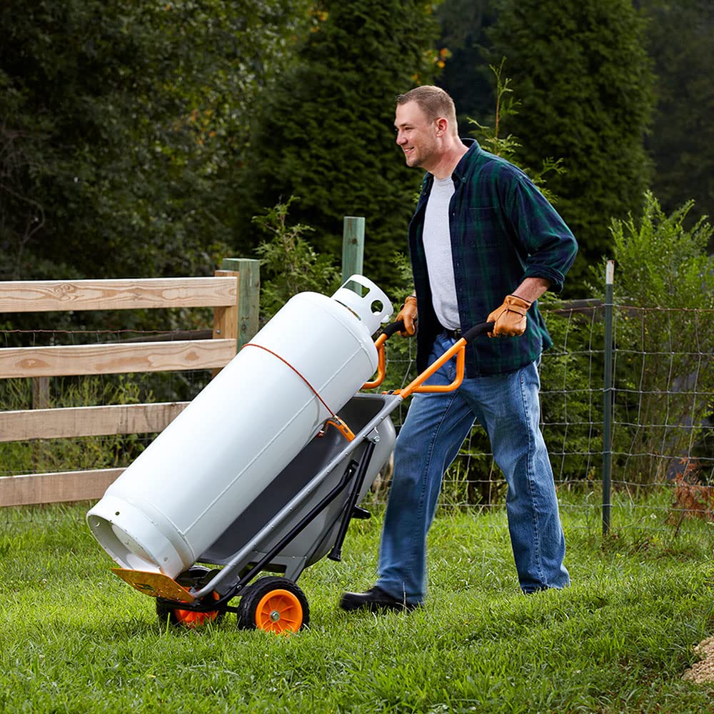Aerocart WG050 Multifunktionsschubkarre vielseitig einsetzbar für Transport und Gartenarbeit