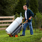 Aerocart WG050 Multifunktionsschubkarre vielseitig einsetzbar für Transport und Gartenarbeit