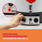 Einkochautomat 29L WAT15-A Emaille Thermostat Auslaufhahn Timer Dampfentsafter Glühweinkocher