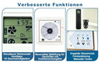 Dachlüfter 12V für Wohnmobil Wohnwagen Fernbedienung automatischer Regensensor leistungsstark leise 10 Stufen