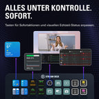 Stream Deck + XL Kontrollplattform mit Touchleiste für professionelle Steuerung von Streaming und Produktion