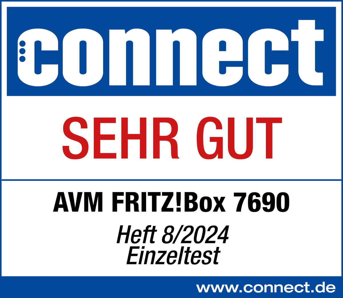 DSL-Router 7690 mit Wi-Fi 7 bis zu 7,1 GBit/s Übertragungsrate, kompatibel mit VDSL/ADSL und WLAN-Mesh