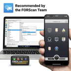 MX+ OBD2 Bluetooth Scanner for iPhone Android and Windows with Live Data and Check Engine Light Reset