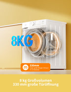 Frontlader Waschmaschine 8 kg Energieeffizienzklasse A 10 Prozent sparsamer weiß CF08EWP05W