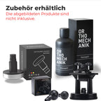 Massagepistole OrthoGun 3.0 mit App, 7 Aufsätzen und Koffer, 160W Motor, 5 Intensitäten, 360 Minuten Laufzeit