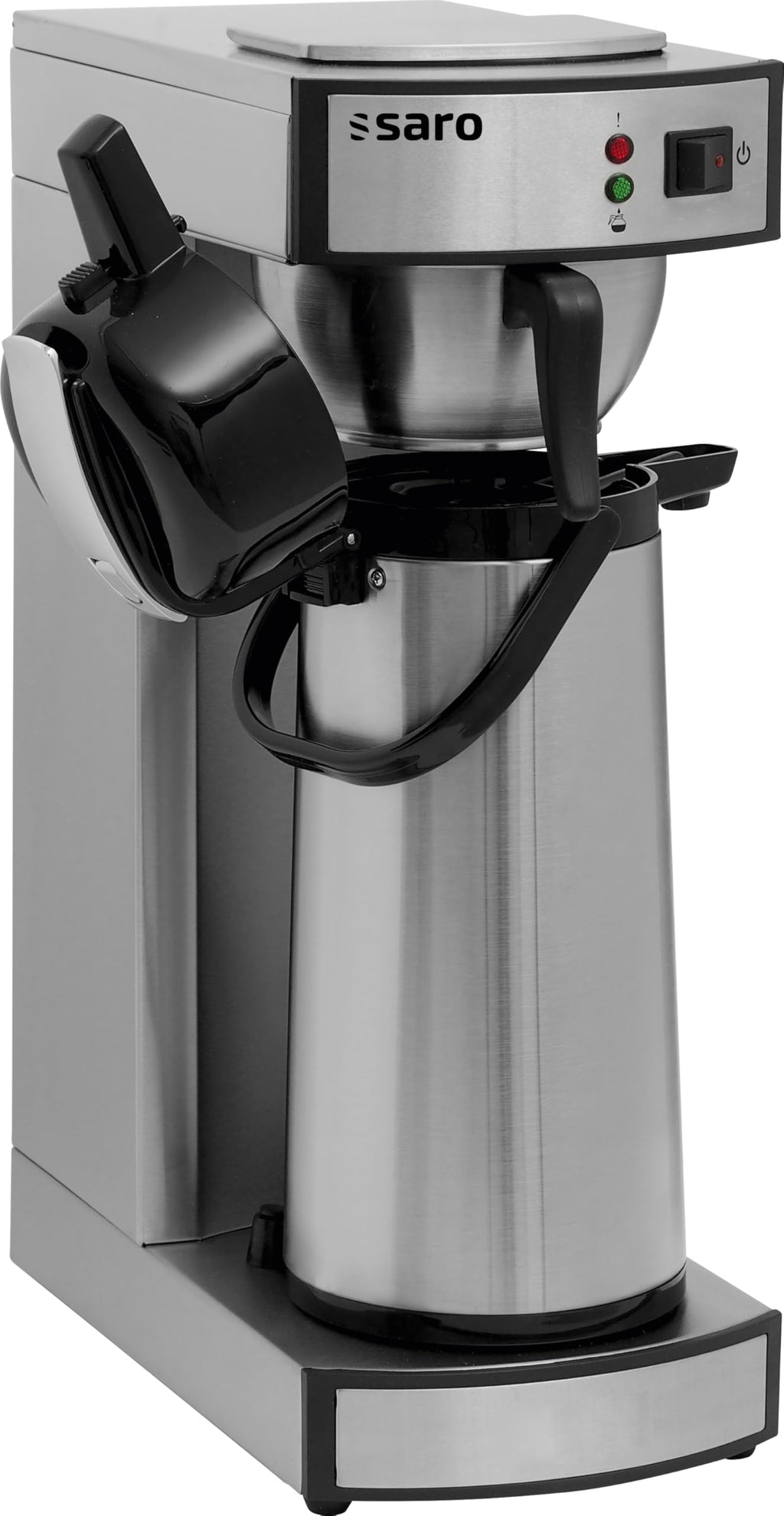 Kaffeemaschine Thermo 24 mit Edelstahl Isolierpumpkanne 2,2 L Brühzeit 5 bis 6 Min Trockenlaufschutz 2,069 kW