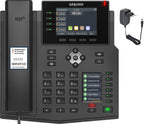 IP Telefon VoIP SIP GX5+ mit 2x Farbdisplay und Freisprechfunktion für FritzBox und Telekom