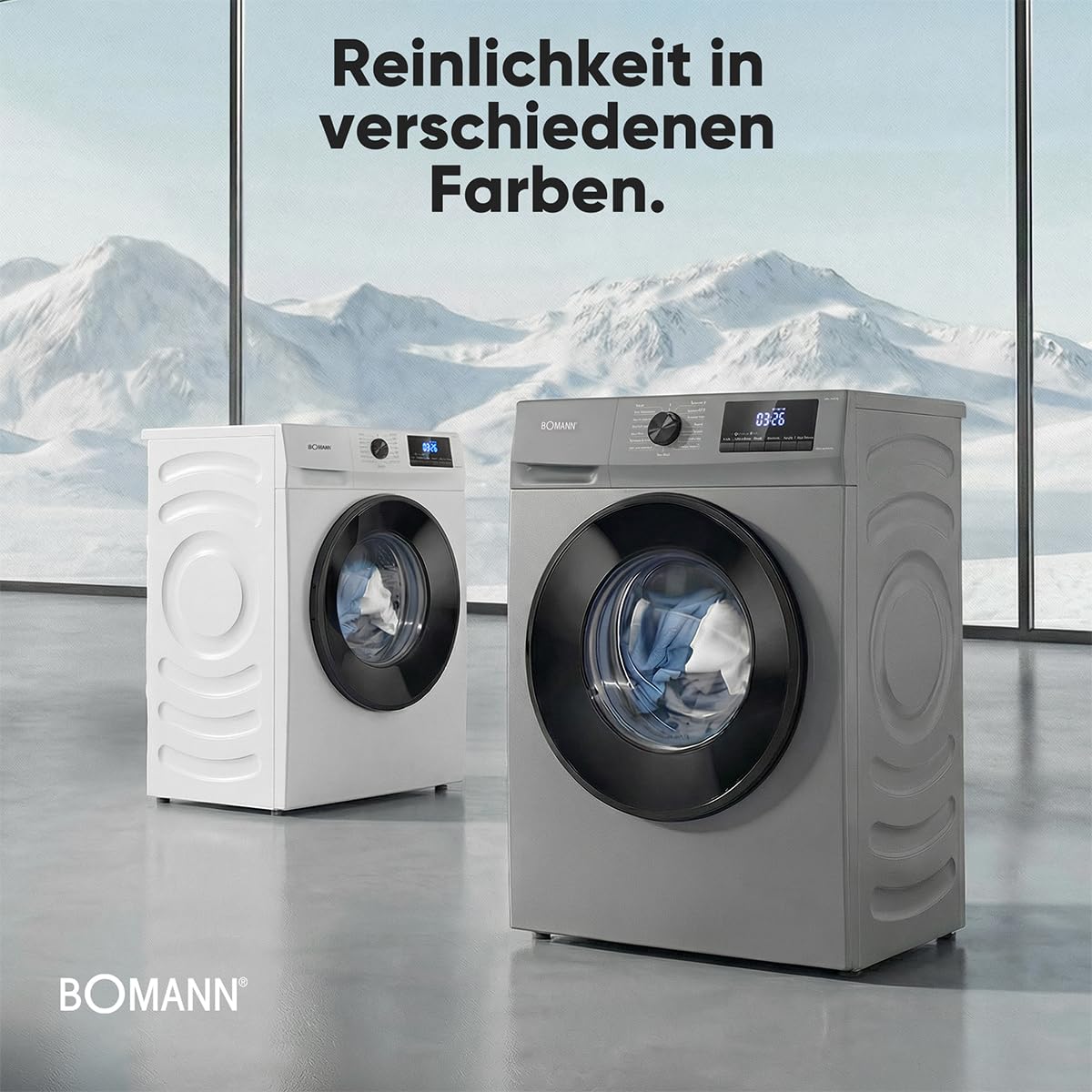 Waschmaschine 7kg WA 7175.1 Invertermotor max. 1400 U/min 15 Programme Energieklasse A 10 Jahre Motorgarantie