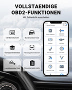 OBD2 Diagnosegerät A30M bidirektional kabellos KI 26+ Resets Öl ABS BMS DPF 8 PID Livedaten iOS Android CAN FD