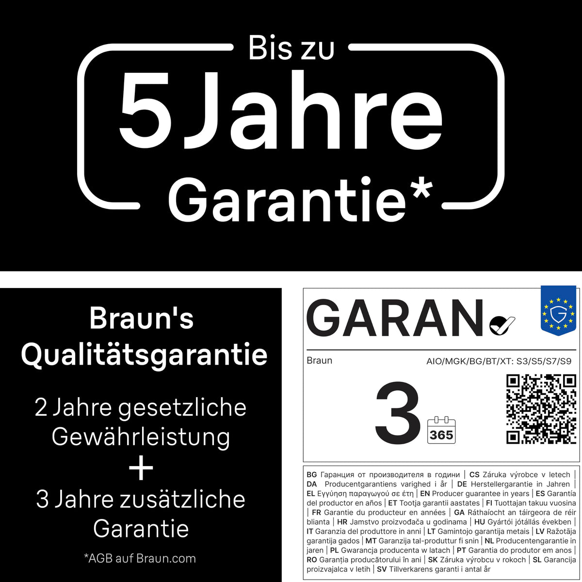 Bartschneider für Männer Series 9 mit 52 Längeneinstellungen für präzises Trimmen des Bartes