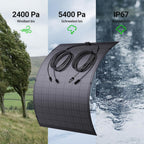 480W flexibles Solarpanel Kit 2x 240W monokristalline Solarmodule IP67 Off Grid Photovoltaik 12V für Wohnmobil