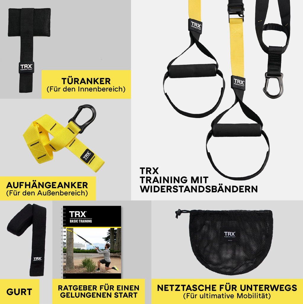 All in one Fahrwerkstraining Bodyweight Resistance System Ganzkörpertraining für Zuhause und Reisen