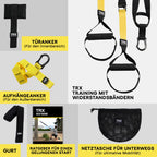 All in one Fahrwerkstraining Bodyweight Resistance System Ganzkörpertraining für Zuhause und Reisen