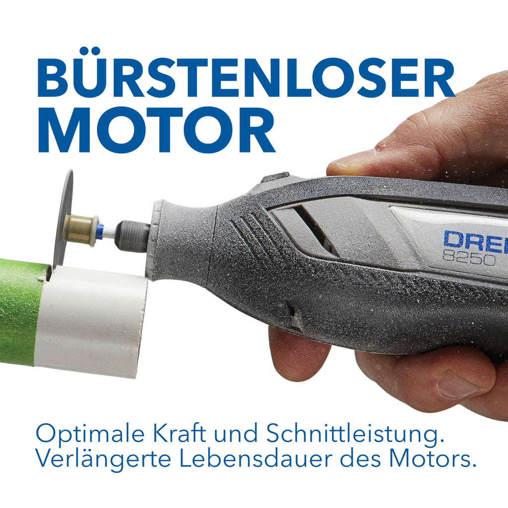 8250 Bürstenloses 12V Akku Multifunktionswerkzeug mit 72 Zubehörteilen im Set für Heimwerker