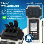 Poolphotometer 2.0 Special Ed., Bluetooth/WLAN, 140 Testtab., Chlor, pH, Phenol Red, Alkalinity M, Cyanursäure