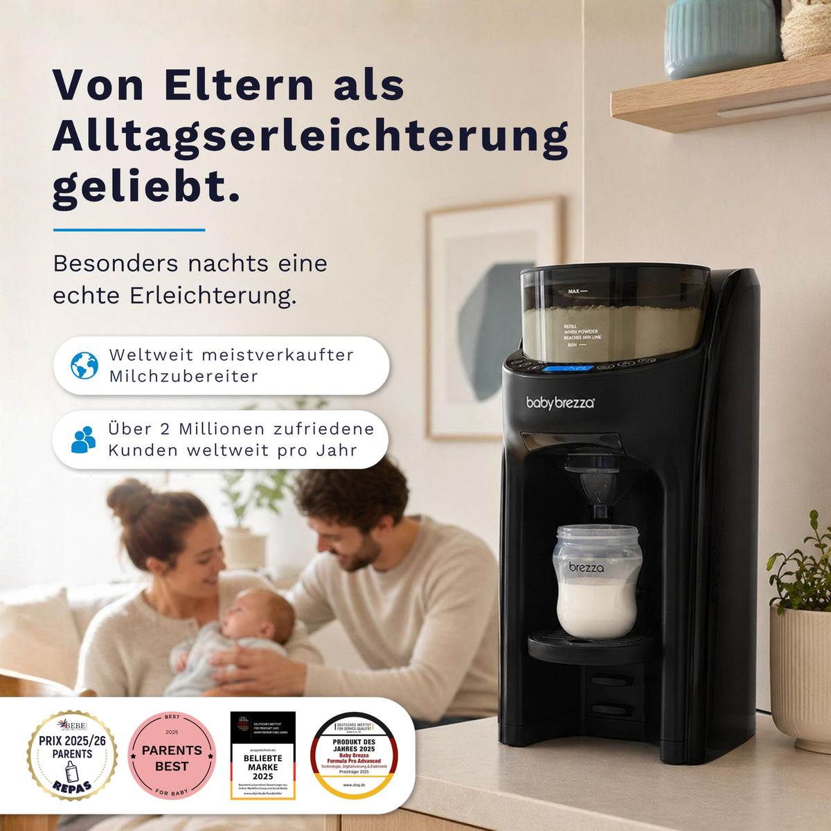 Formula Pro Advanced automatischer Flaschenzubereiter mit Temperaturkontrolle und schneller Zubereitung