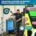 Automatischer Druckluftschlauchaufroller mit 15 m Schlauch und 10 mm Innendurchmesser Modell 9040N10