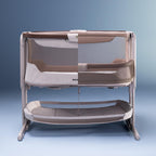 Iora Select Beistellbett faltbar schaukelnd CloudCore Matratze 5 Höhenstufen Elegance Truffle