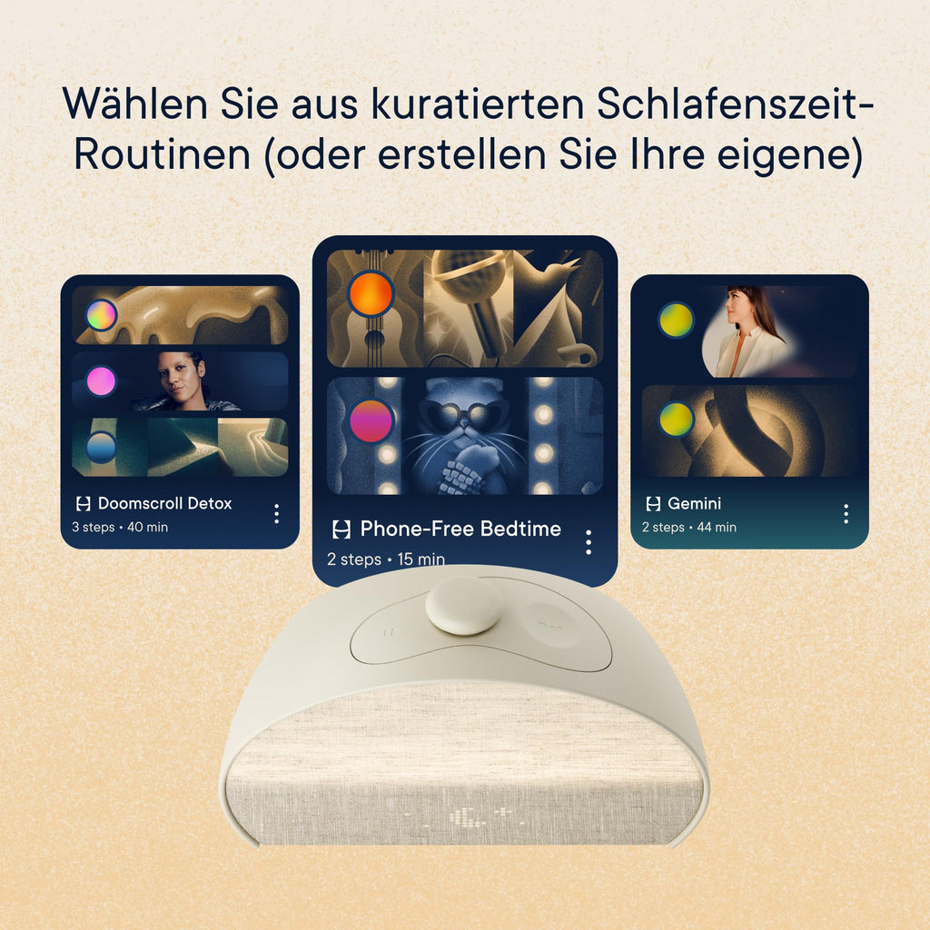 Restore 3 Sonnenaufgangswecker und Soundmaschine mit smartem Licht für natürliches Erwachen und Einschlafhilfe