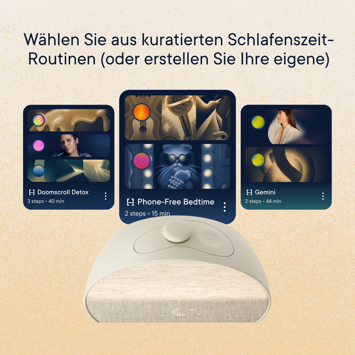 Restore 3 Sonnenaufgangswecker und Soundmaschine mit smartem Licht für natürliches Erwachen und Einschlafhilfe