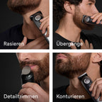 Bartschneider für Männer Series 9 mit 52 Längeneinstellungen für präzises Trimmen des Bartes