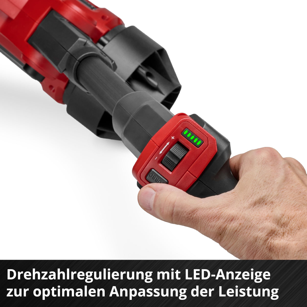 Akku Laubbläser GP LB 36 270 Li E BL Solo bürstenlos 36 V 270 kmh ohne Akku und Ladegerät für Garten