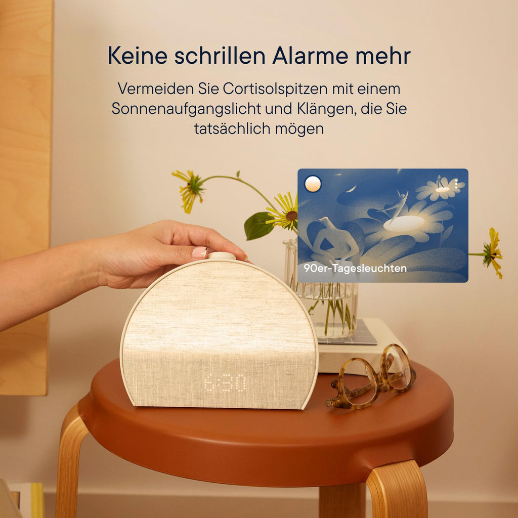 Restore 3 Sonnenaufgangswecker und Soundmaschine mit smartem Licht für natürliches Erwachen und Einschlafhilfe