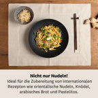 Elektrische Nudelmaschine Atlas 150 mit Atlasmotor für Pasta Lasagne Fettuccine Tagliolini aus Edelstahl
