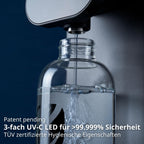 Auftisch Osmoseanlage Fusion Air, Heißwasserspender, Filter und Mineralien, 3fach UVC LED, ohne Installation