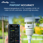 Intelligente Wetterstation WS90 mit Bluetooth und Zigbee Konnektivität für präzise Wetterbeobachtung
