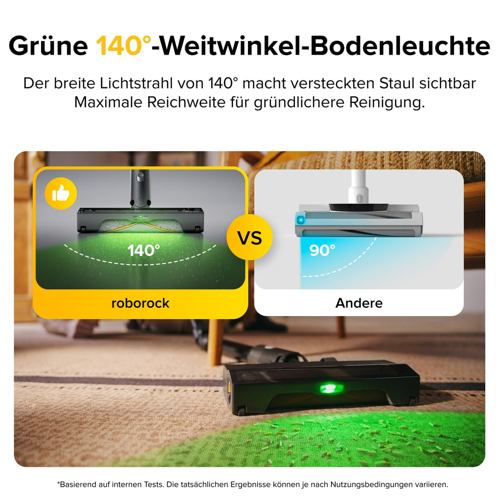 Akku Staubsauger H60 Ultra kabellos mit 210 AW Saugleistung und bis zu 90 Minuten Laufzeit