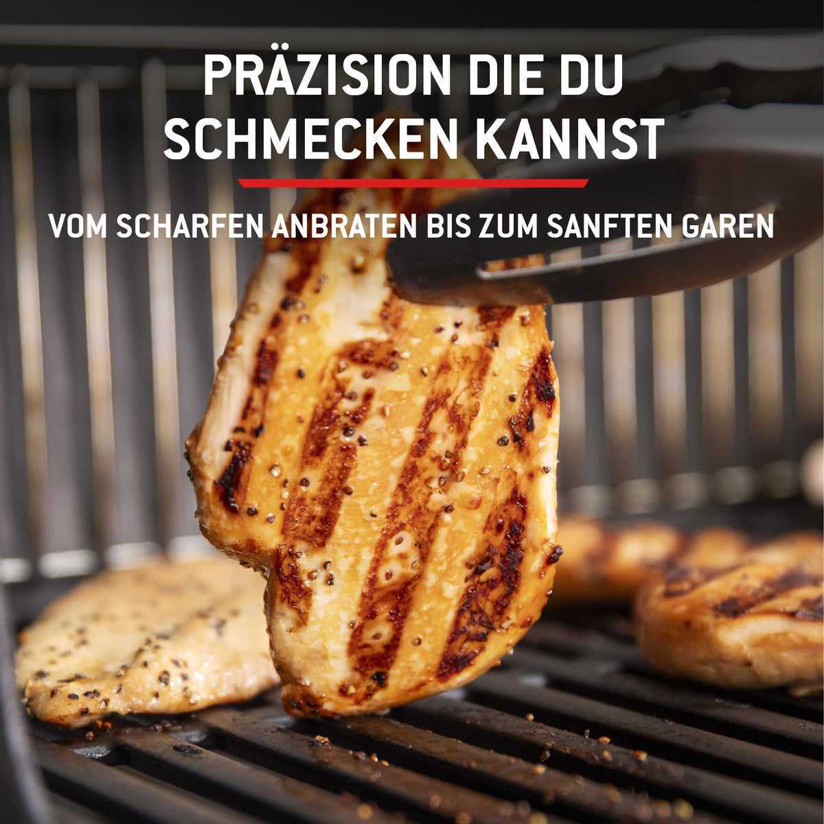 Gasgrill Spirit E410 für Garten, Terrasse und Balkon, mit 4 Brennern, großer Grillfläche und Deckelthermometer