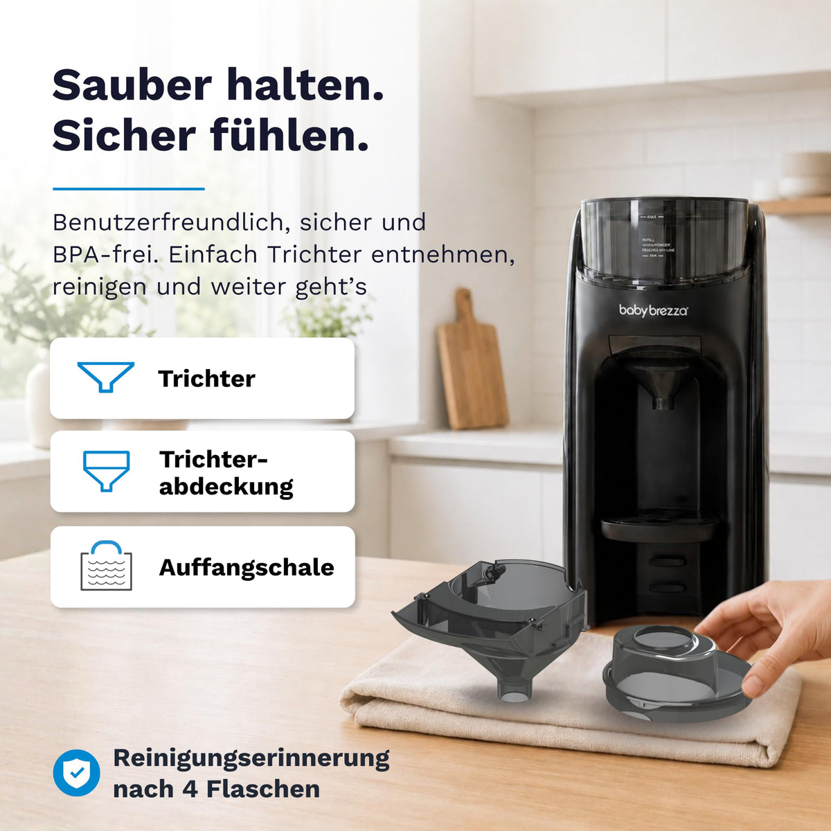 Formula Pro Advanced automatischer Flaschenzubereiter mit Temperaturkontrolle und schneller Zubereitung