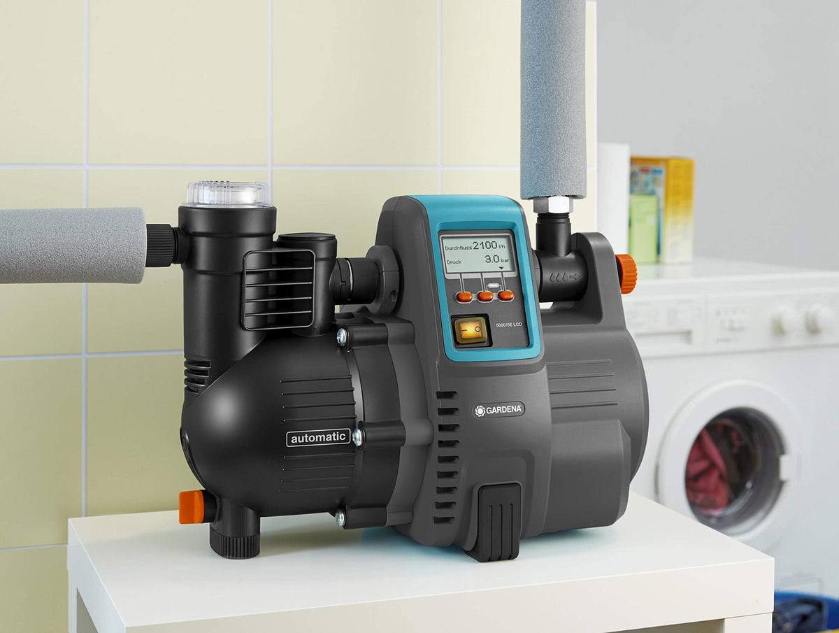 Hauswasserautomat Comfort 5000/5E LCD 5000 l/h 1300 W Thermoschutzschalter Trockenlaufsicherung energiesparend