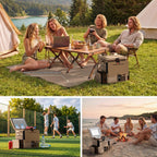 Autokühlschrank 12V Frozen Pack 20L/21QT mit Gefrierfach und 2 U20 Batterien, -4~68°F, tragbar für Camping