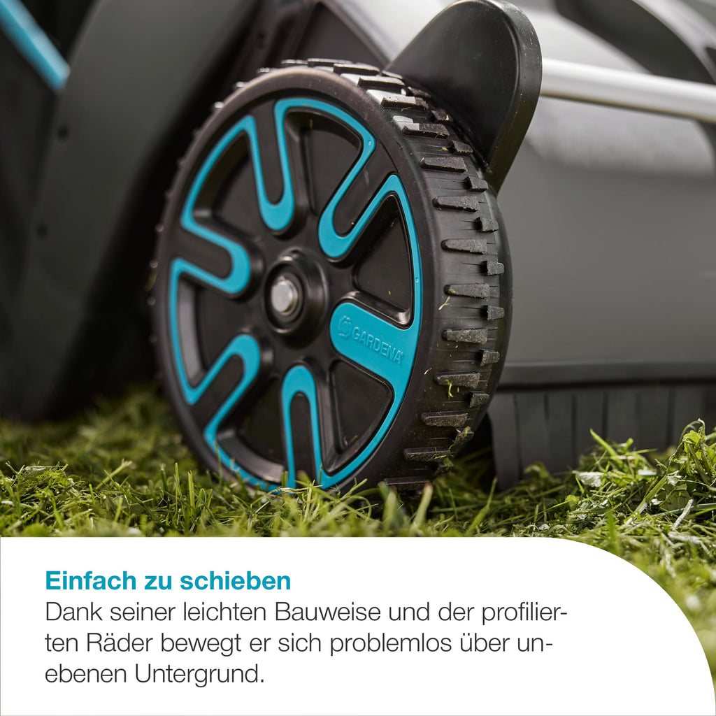 Effektiver Laub- und Rasensammler für Rasen und Terrasse einfacher Bürstenwechsel ergonomisch geformt 3566-20