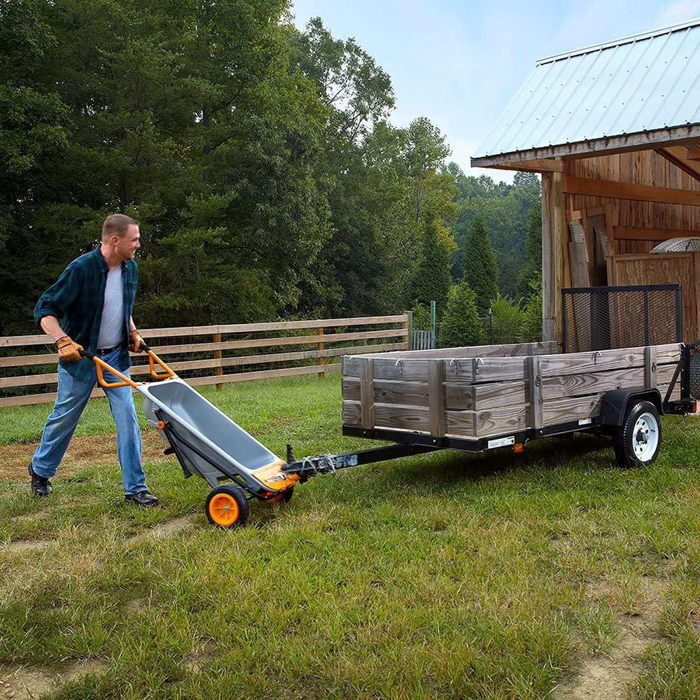 Aerocart WG050 Multifunktionsschubkarre vielseitig einsetzbar für Transport und Gartenarbeit