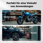 Universelles Reifenmontiergerät 4 bis 21 Zoll für Achsen Ø 12 bis 25 mm, Stahl, manuelle Montage und Demontage