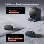 Saros 10R Komplettset 2 in 1 Saugroboter mit Wischfunktion inklusive Wischmopp und Ladestation