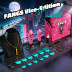 Fangs Professionelle Haarschneidemaschine mit 13.000 U/min Vectormotor und KI Geschwindigkeitssteuerung, Set