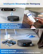 X9 Pro Omni Saugroboter mit Wischfunktion und Saugkraft von 16.600 Pa sowie OZMO Roller Wischsystem