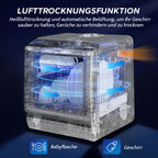 Platzsparender Mini Tischgeschirrspüler mit 5+1 Programmen und Energieklasse D für Zuhause