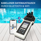 Poolphotometer 2.0 Special Ed., Bluetooth/WLAN, 140 Testtab., Chlor, pH, Phenol Red, Alkalinity M, Cyanursäure