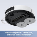 E40 Ultra Saugroboter mit Wischfunktion und selbstreinigender Station sowie ausfahrbarem Mopp