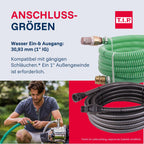 Hauswasserwerk HWW INOX 1300 Plus F, Druckkessel, 1200W, selbstansaugende Jetpumpe, 4350 l/h, 50m Förderhöhe